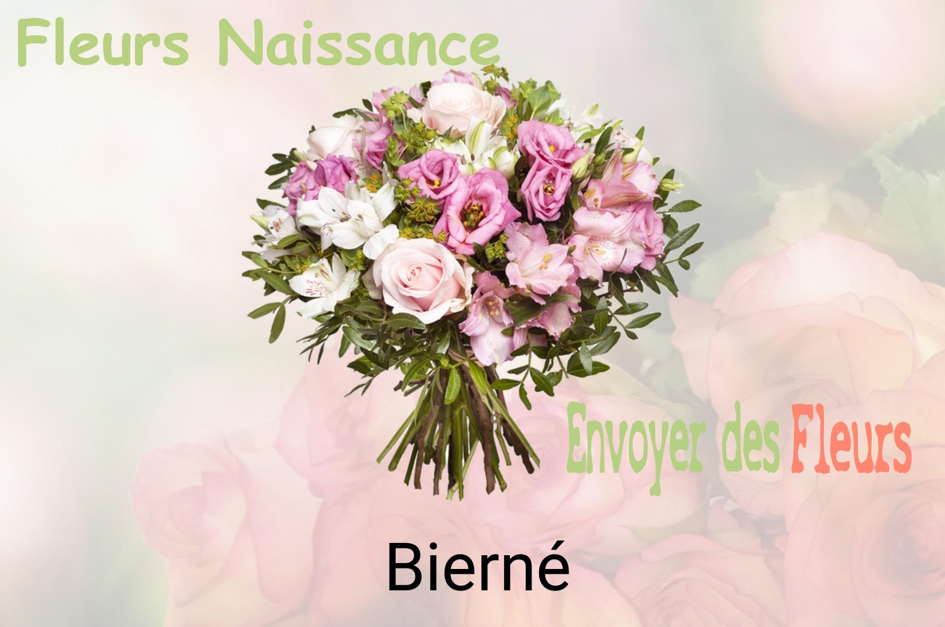 Bouquet de fleurs de naissance livré à Bierné
